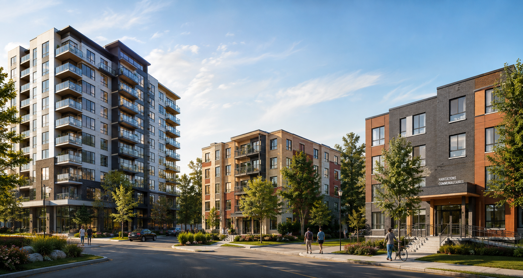 Trois types d’immeubles collectifs au Québec : copropriété, coopérative et OSBL d’habitation